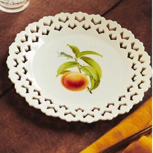 Anthropologie Chantilly Dessert Plate NWT